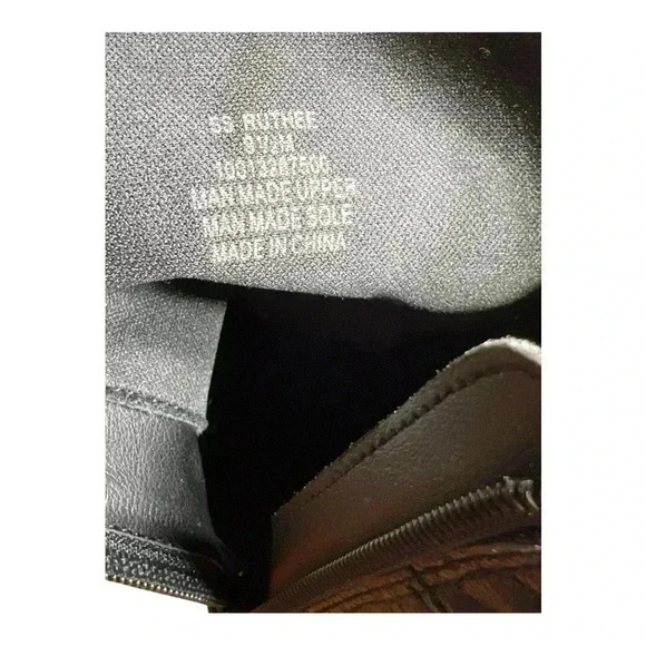 Sun & Stone Women's (Rutheep ) Black Lace-Up Ankle Boots - Picture 7 of 10